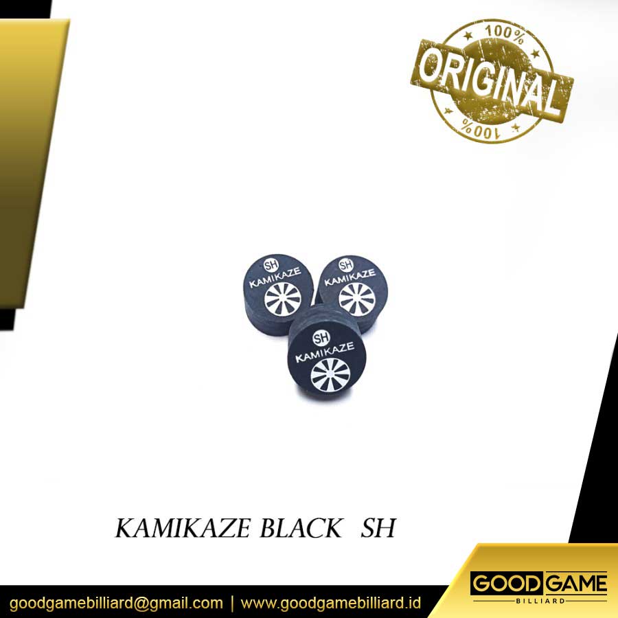 KAMIKAZE CUE TIP BLACK SH