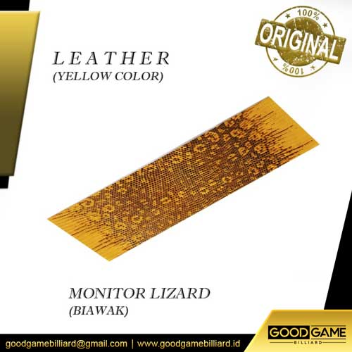 Leather Grip Biawak Yellow Motif